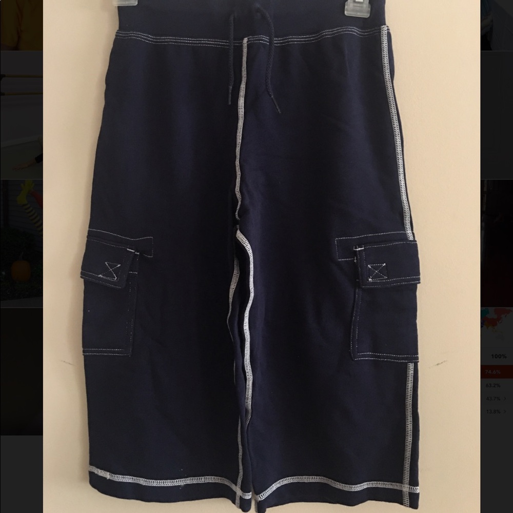 Hanna Andersson blue capris